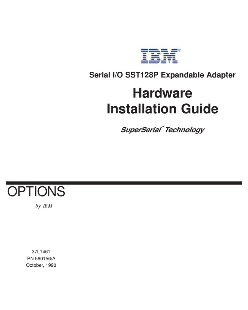 IBM SuperSerial SST128P Manual