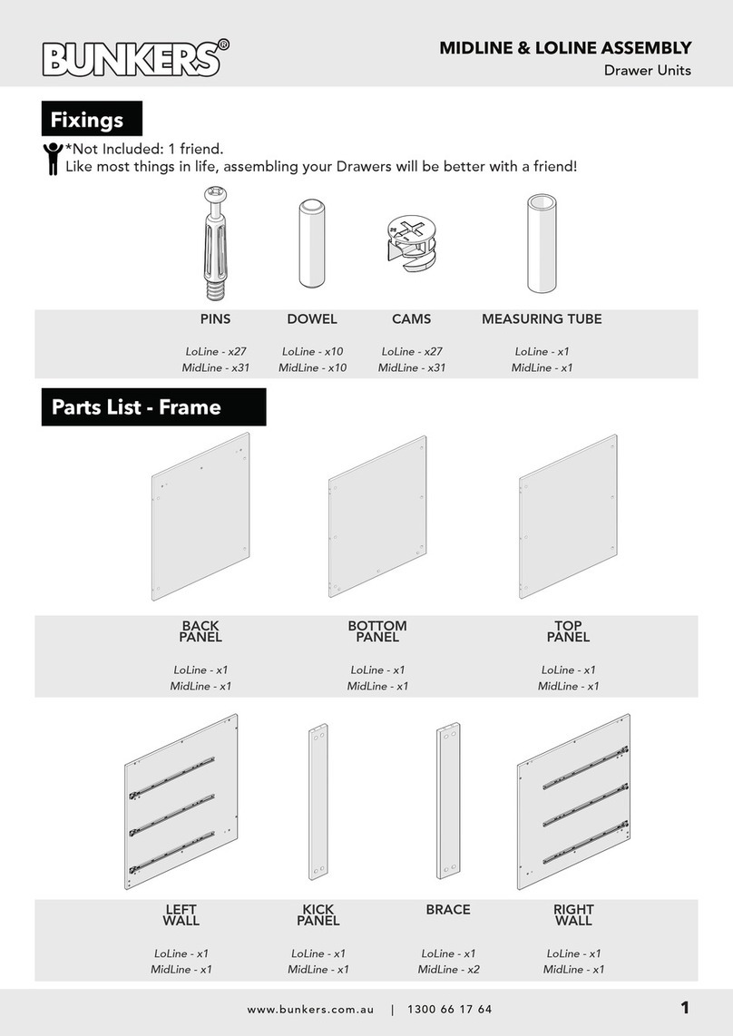 Bunkers LoLine User manual