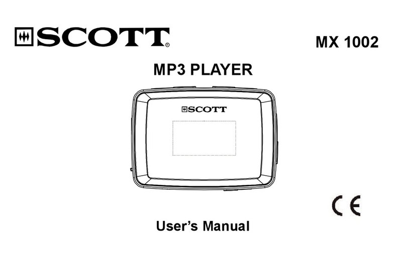 Scott MX 1002 User manual