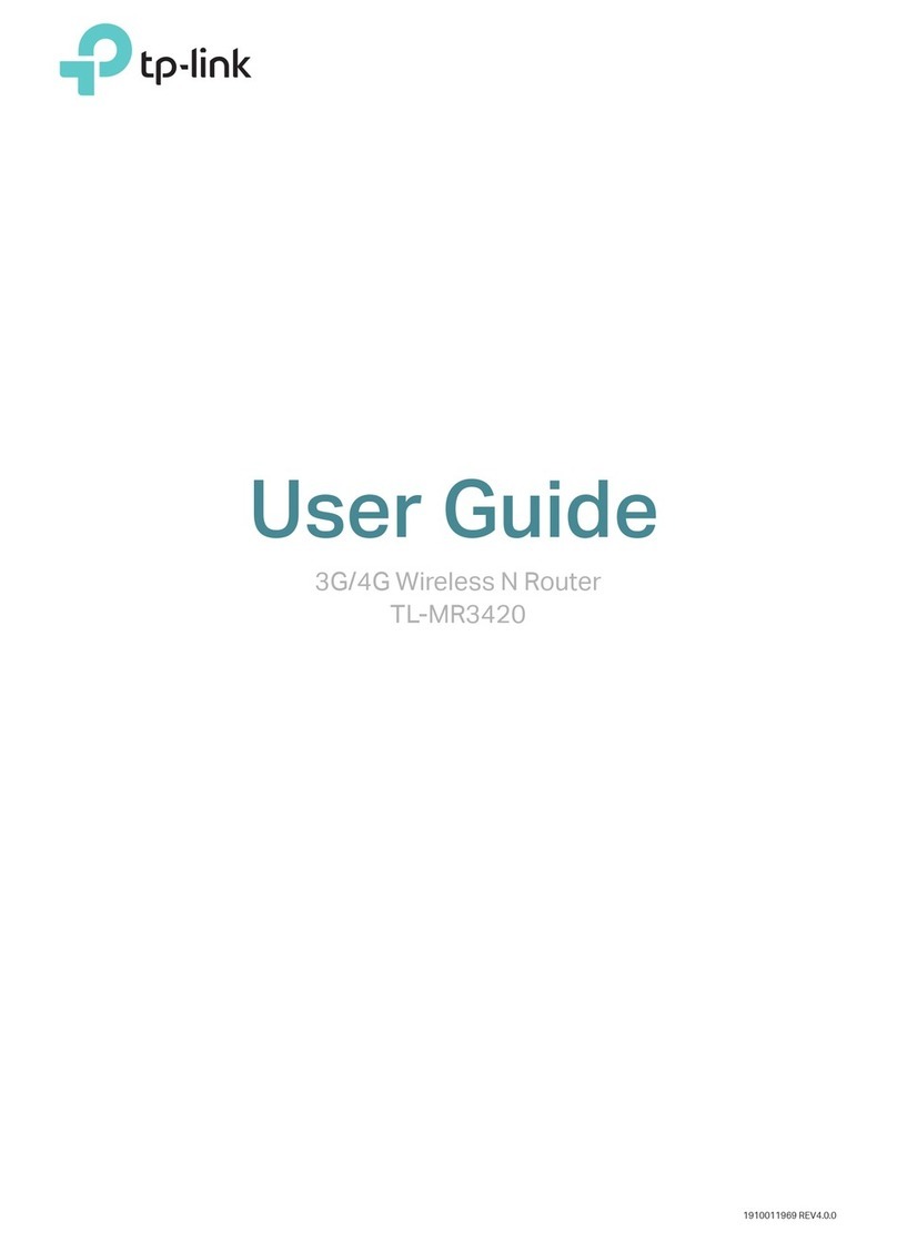 TP-Link TL-MR3420 User manual TP-Link TL-MR3420 User manual