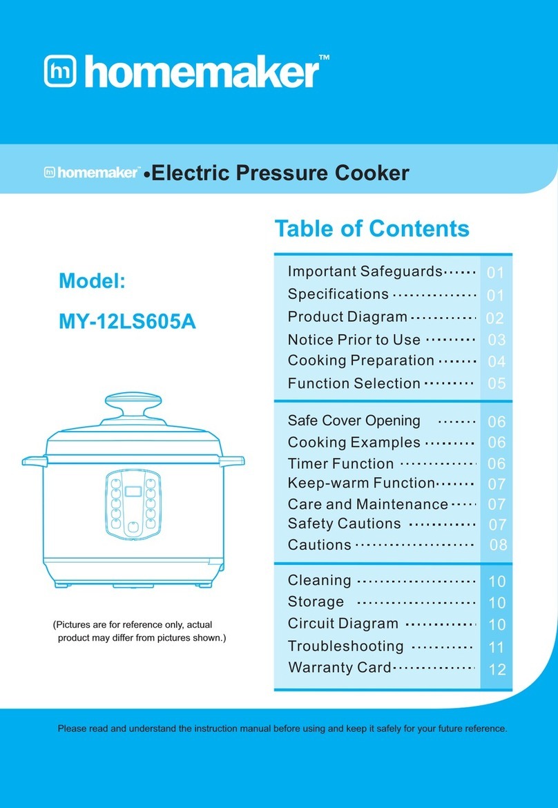 Homemaker MY-12LS605A manual