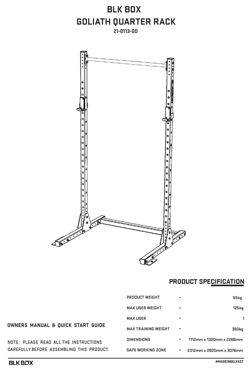 BLK BOX GOLIATH QUARTER RACK User manual BLK BOX GOLIATH QUARTER RACK User manual