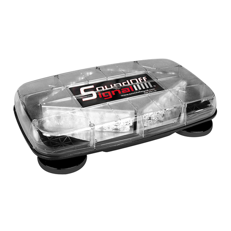 Soundoff Signal PINNACLE Mini Lightbar manual