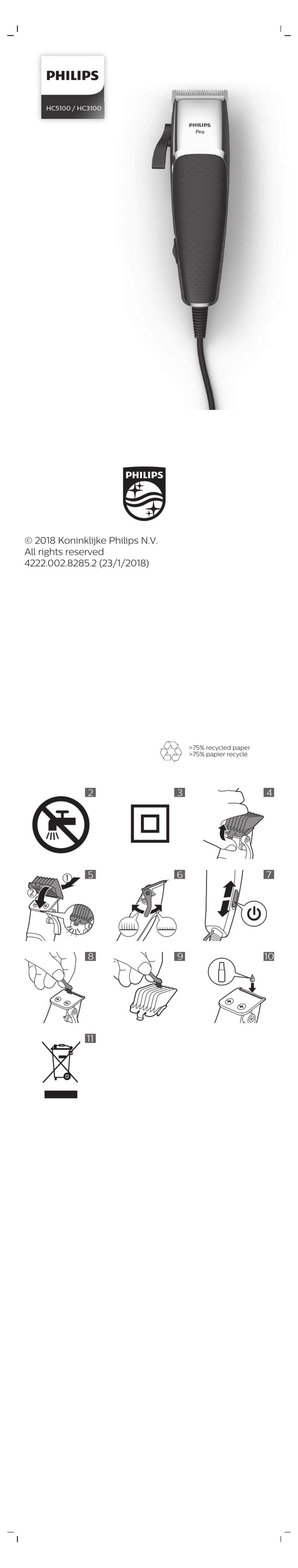 Philips HC5100 User manual