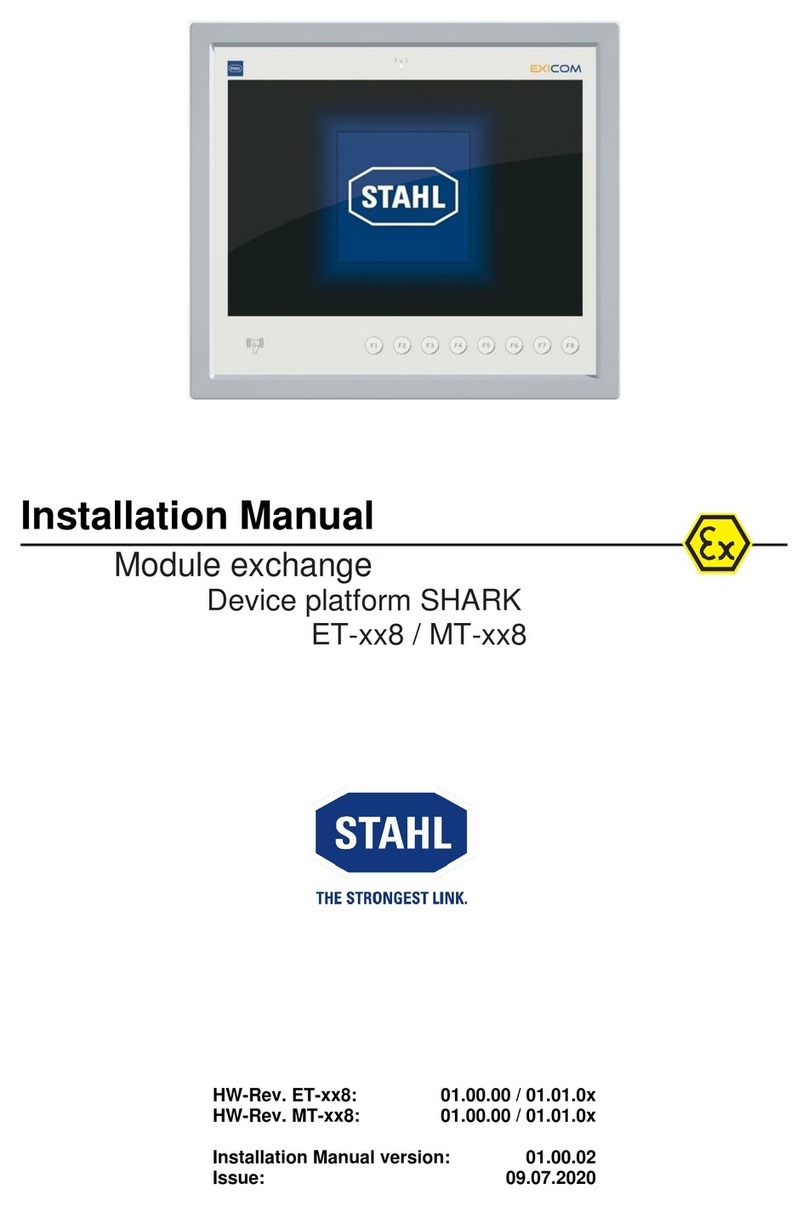 Stahl ET 8 Series installation manual