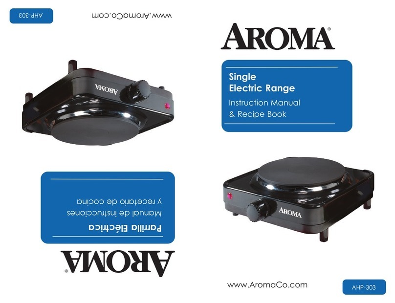 Aroma AHP-303 INSTRUCTION MANUAL RECIPE BOOK