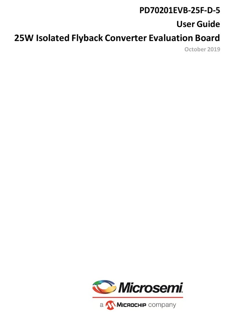 Microchip Technology Microsemi PD70201EVB-25F-D-5 User manual