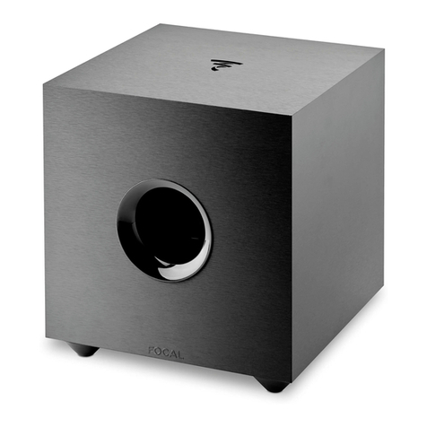 Focal Cub Evo User manual Focal Cub Evo User manual
