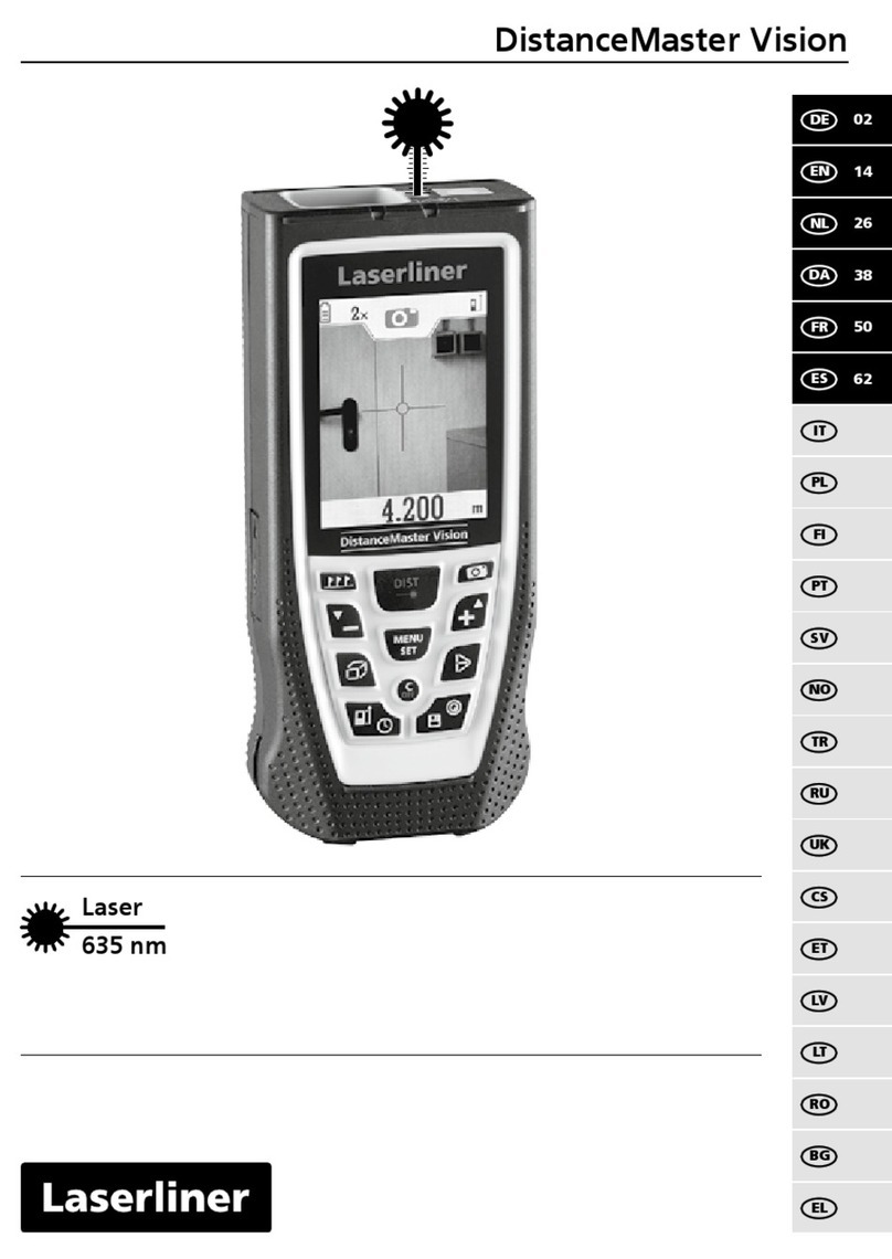 LaserLiner DistanceMaster Vision User manual