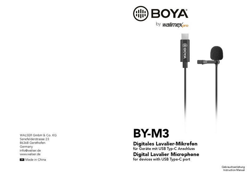 WalimeXPro Boya BY-M3 instruction manual