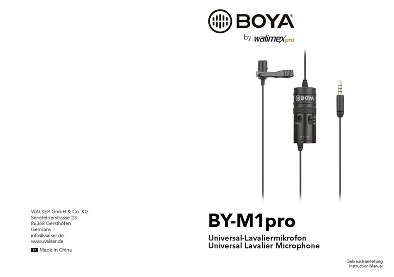 WalimeXPro Boya BY-M1pro instruction manual