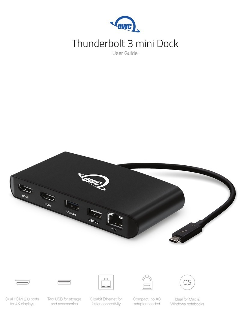 OWC Thunderbolt 3 mini Dock User manual