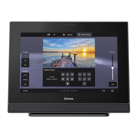 Extron electronics TLP Pro 1225TG User manual