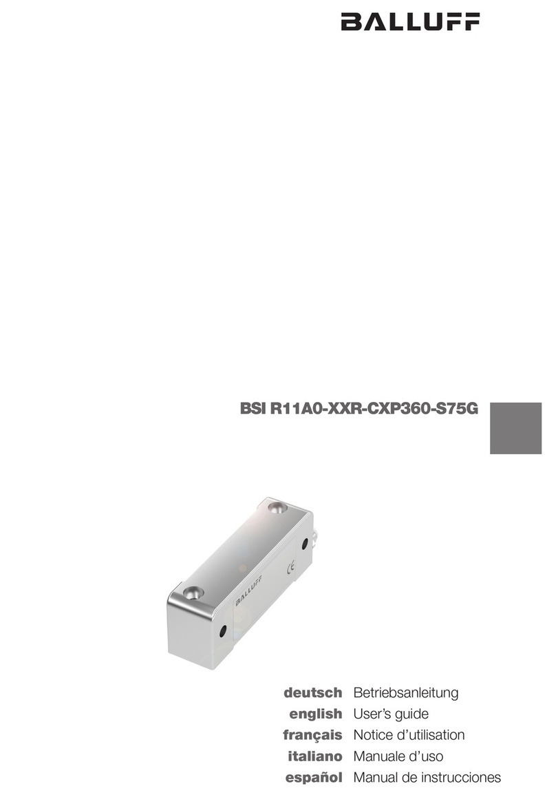 Balluff BSI R11A0-XXR-CXP360-S75G user guide Balluff BSI R11A0-XXR-CXP360-S75G user guide