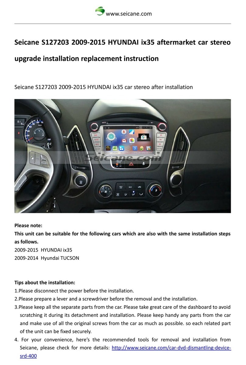 Seicane S127203 Upgrade installation replacement instruction