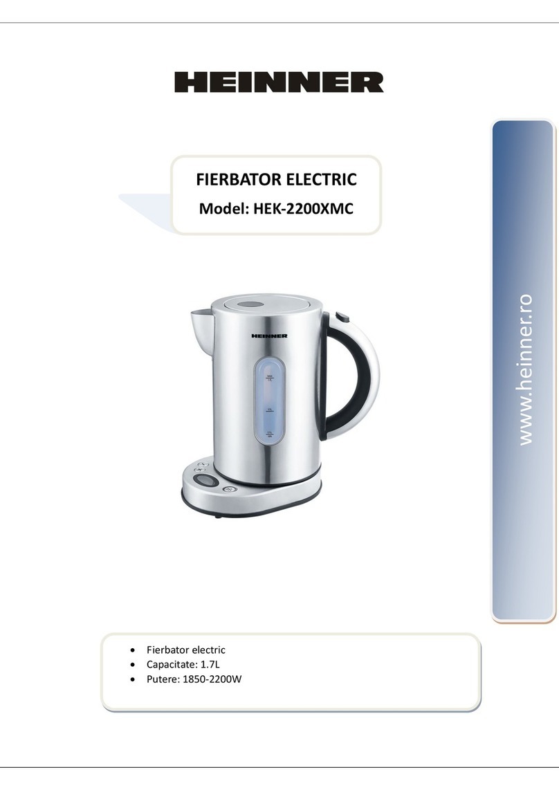Heinner HEK-2200XMC instruction manual