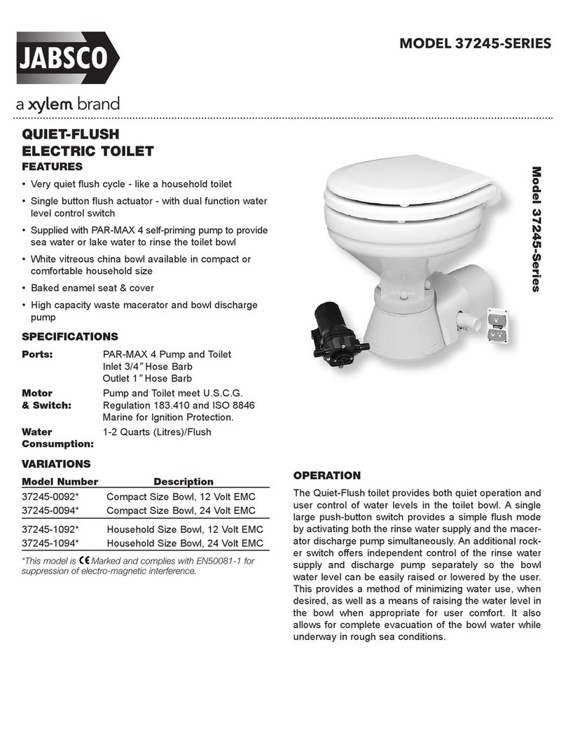 Xylem JABSCO 37245 Series User manual