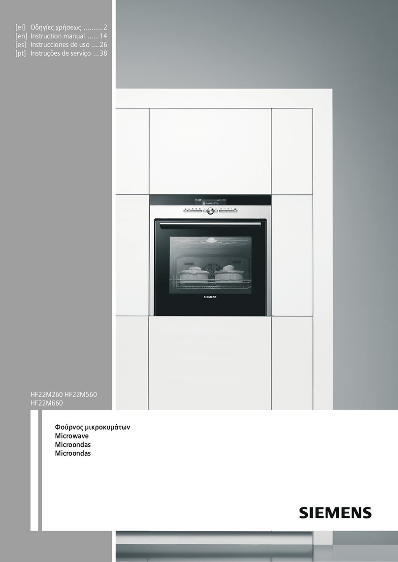 Siemens HF22M260 instruction manual