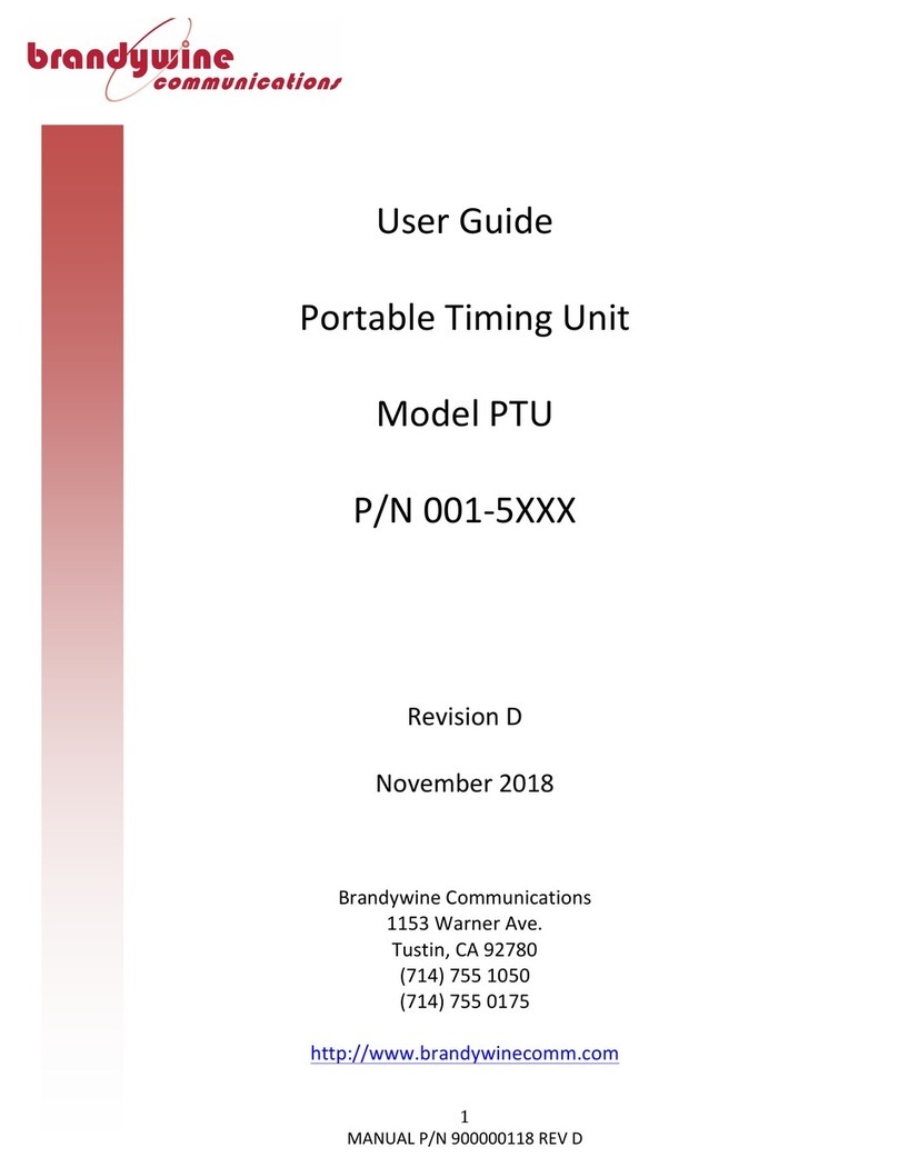 Brandywine Portable Timing Unit user guide