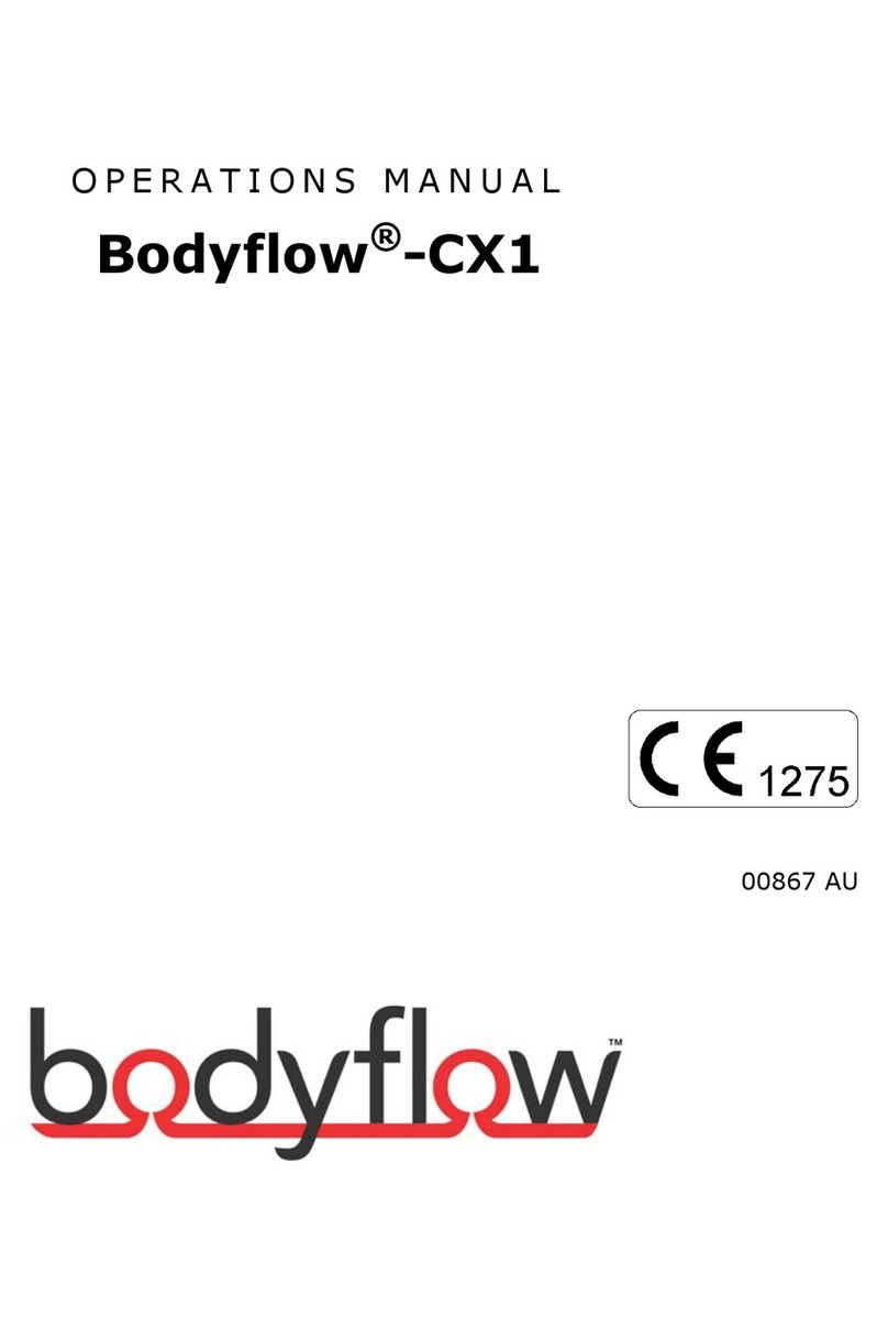 Bodyflow CX1 Operation manual