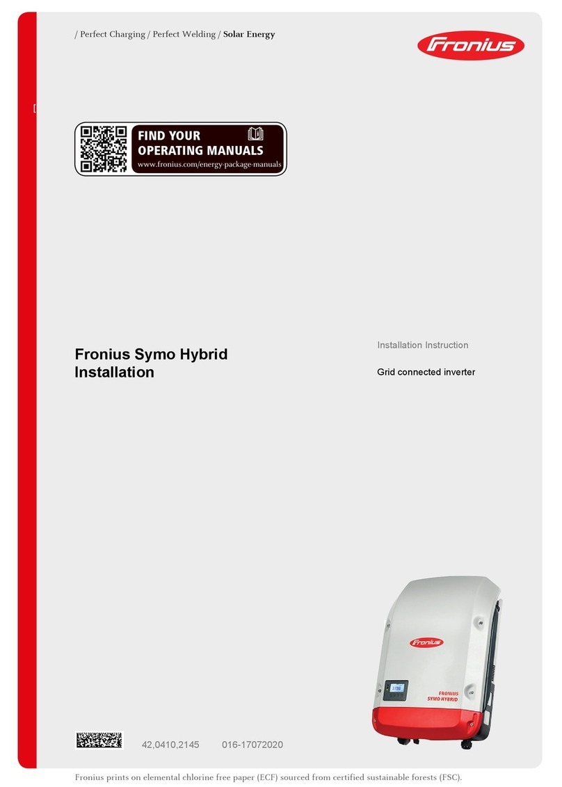 FRO­NIUS Symo Hybrid User manual