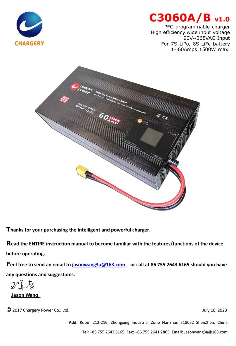 Chargery C3060A instruction manual