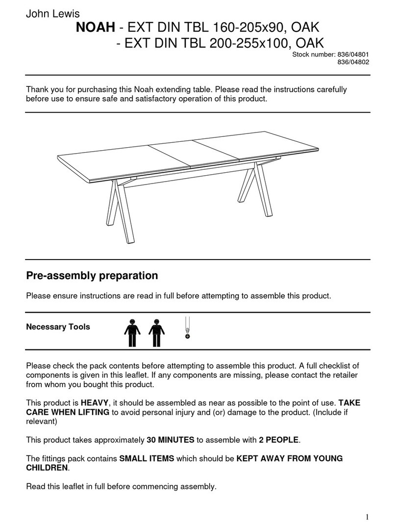 John Lewis Noah 836/04801 User manual John Lewis Noah 836/04801 User manual