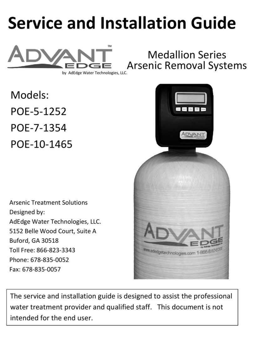 AdEdge Advant Edge Medallion Series Service and installation guide