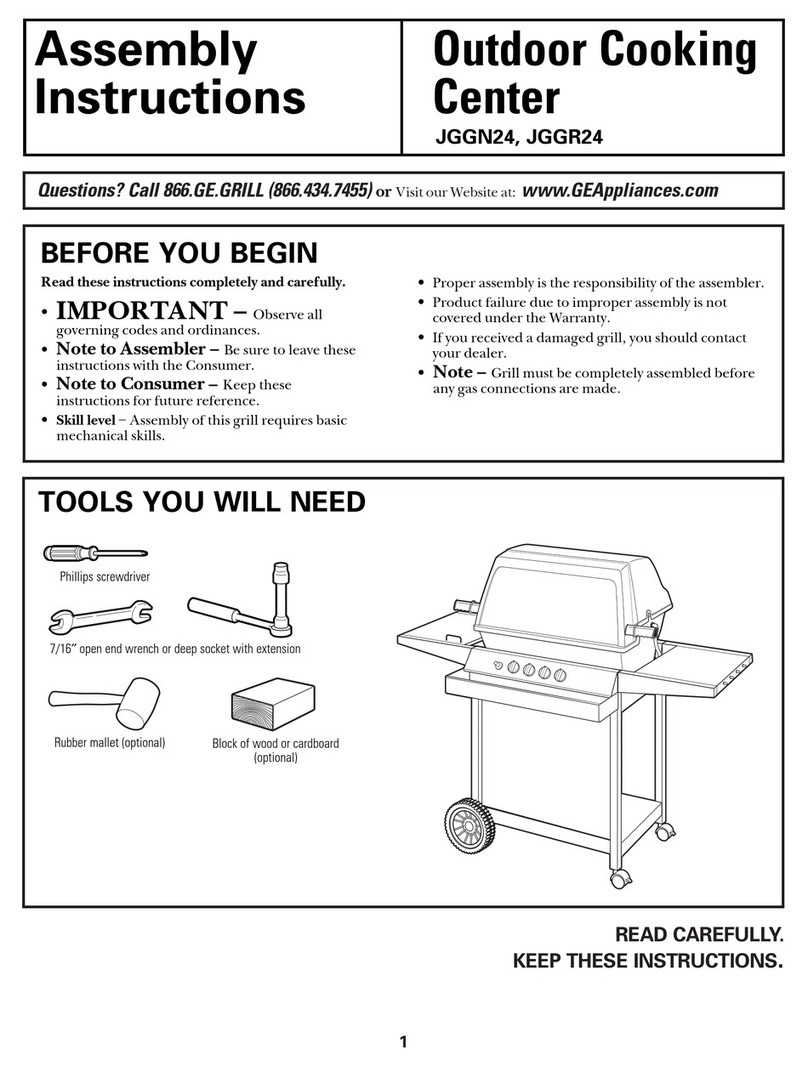 GE JGGN24 User manual