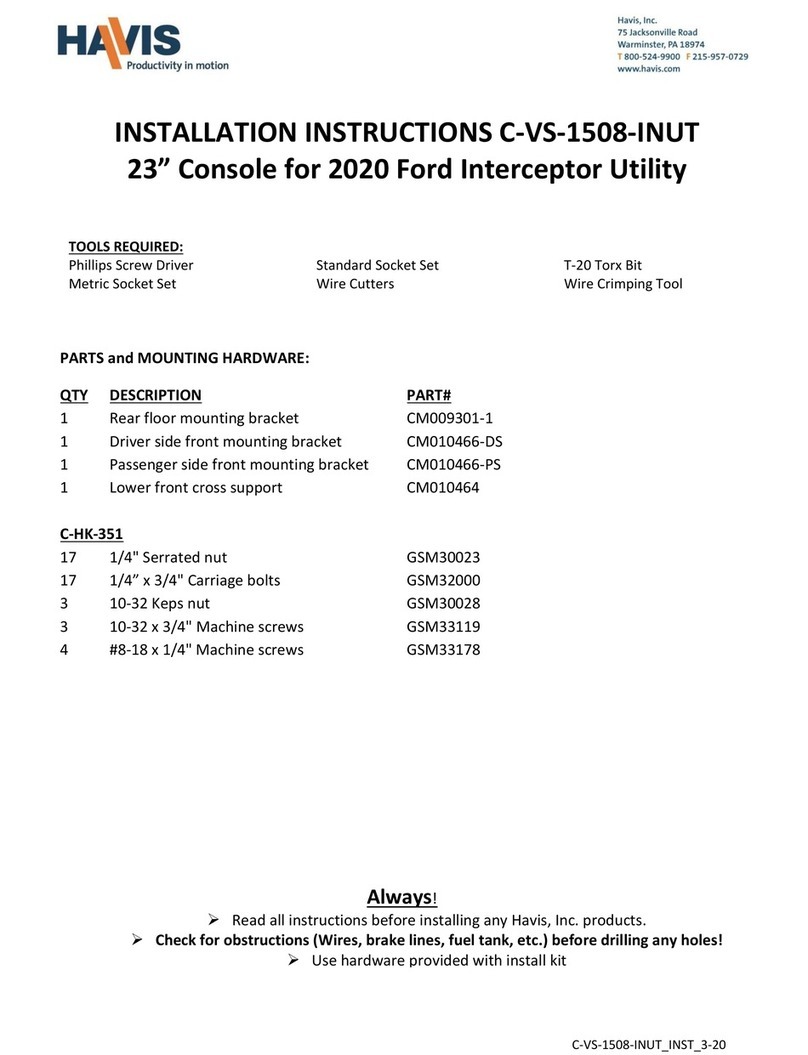 Havis C-VS-1508-INUT User manual