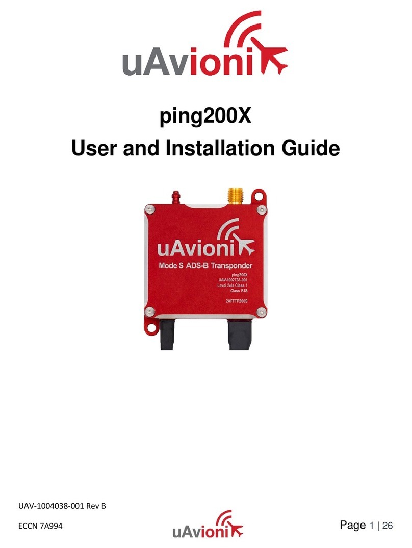 uAvionix ping200X User and installation guide