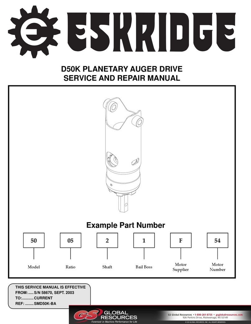 Eskridge D50K Service and repair manual