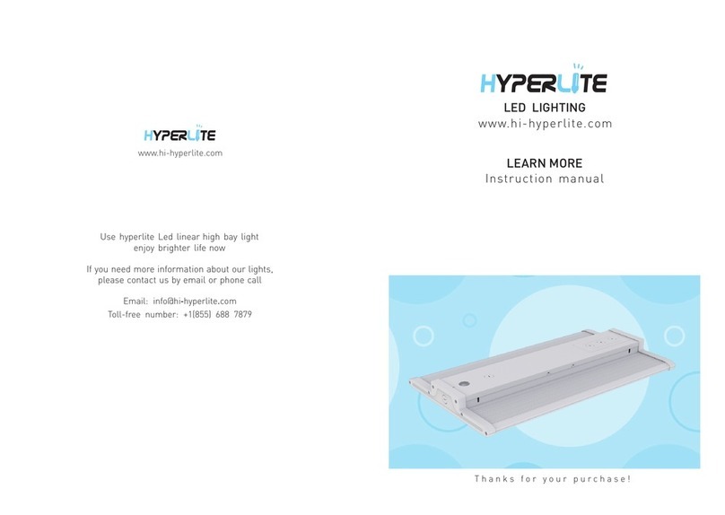 HYPERLITE WILL Series instruction manual