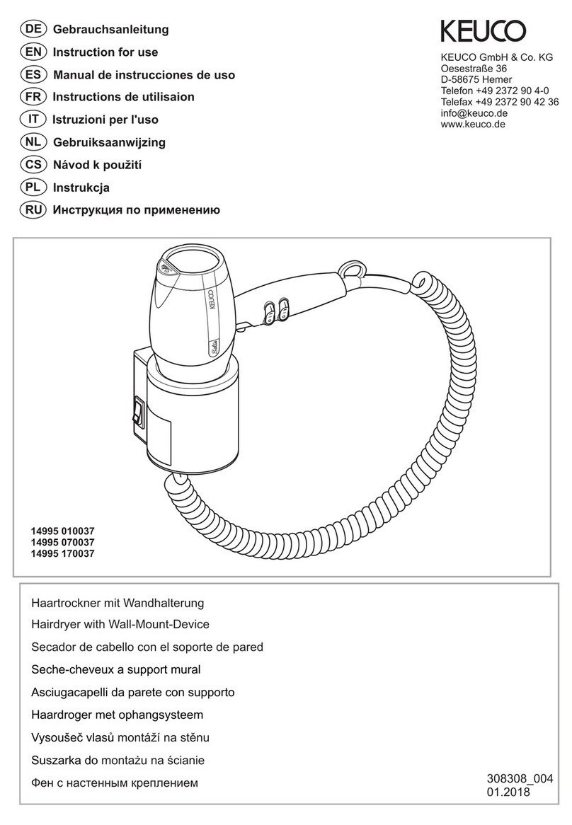 KEUCO 14995 010037 Instructions for use