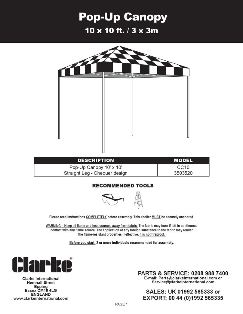 Clarke CC10 User manual Clarke CC10 User manual