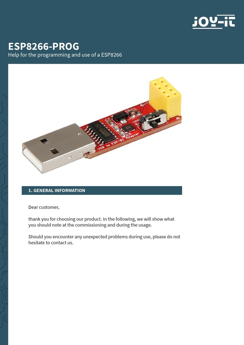 Joy-it ESP8266-PROG Quick guide