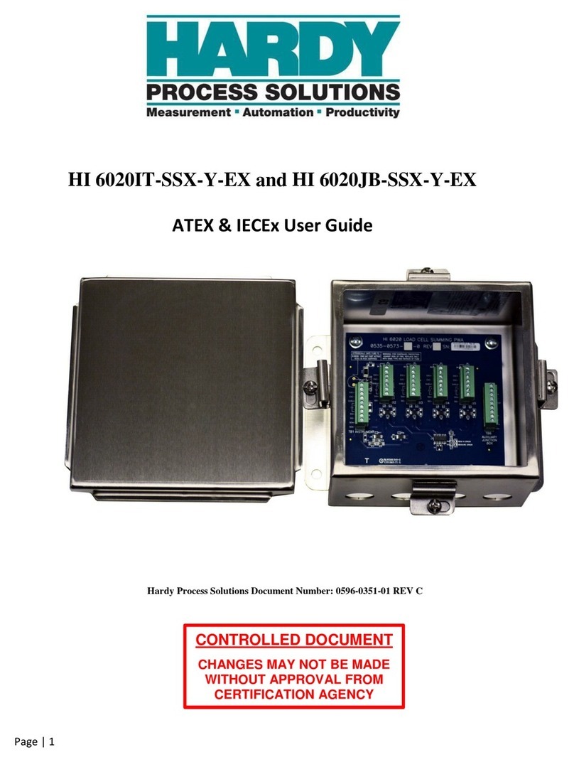 Hardy HI 6020IT-SS Series user guide