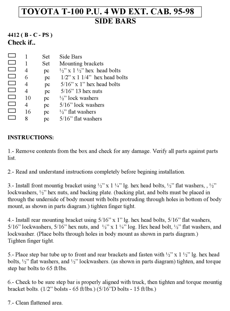 Go Rhino GRH-4412B User manual