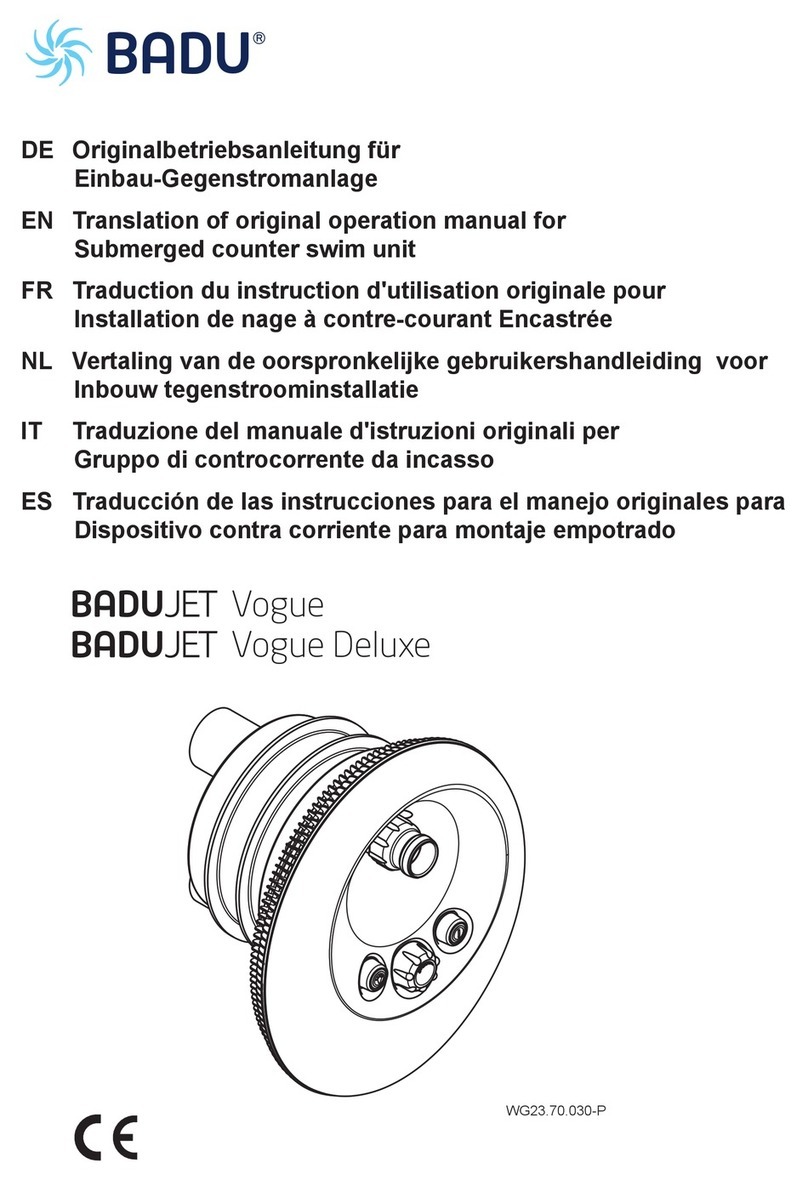 BADU JET Vogue translation of original operation manual BADU JET Vogue translation of original operation manual