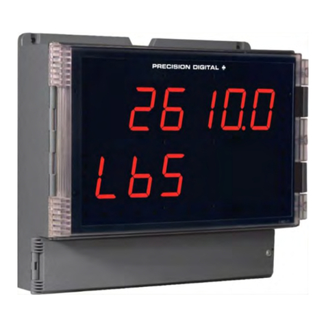 PRECISION DIGITAL Helios PD2-6100 User manual