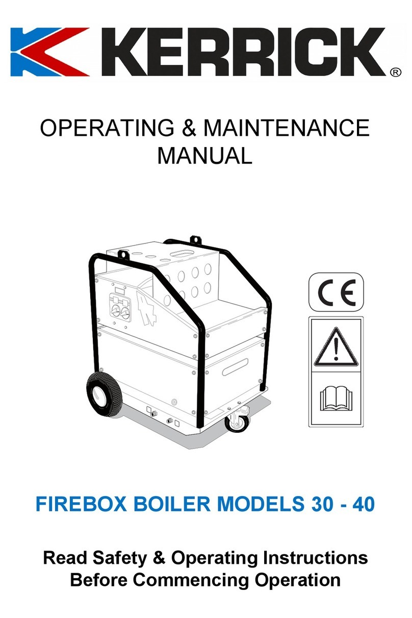 Kerrick FIRE 30 operating & maintenance manual