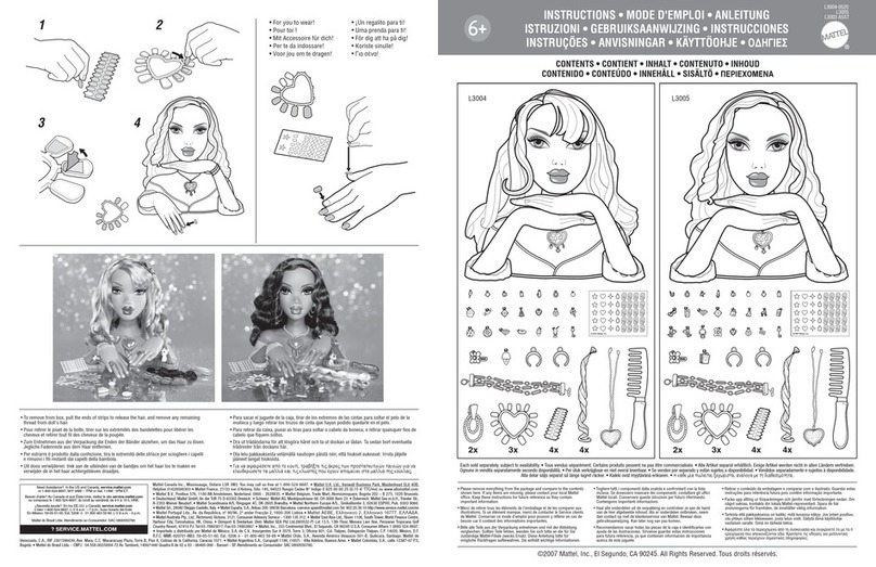 Mattel L3004 instructions