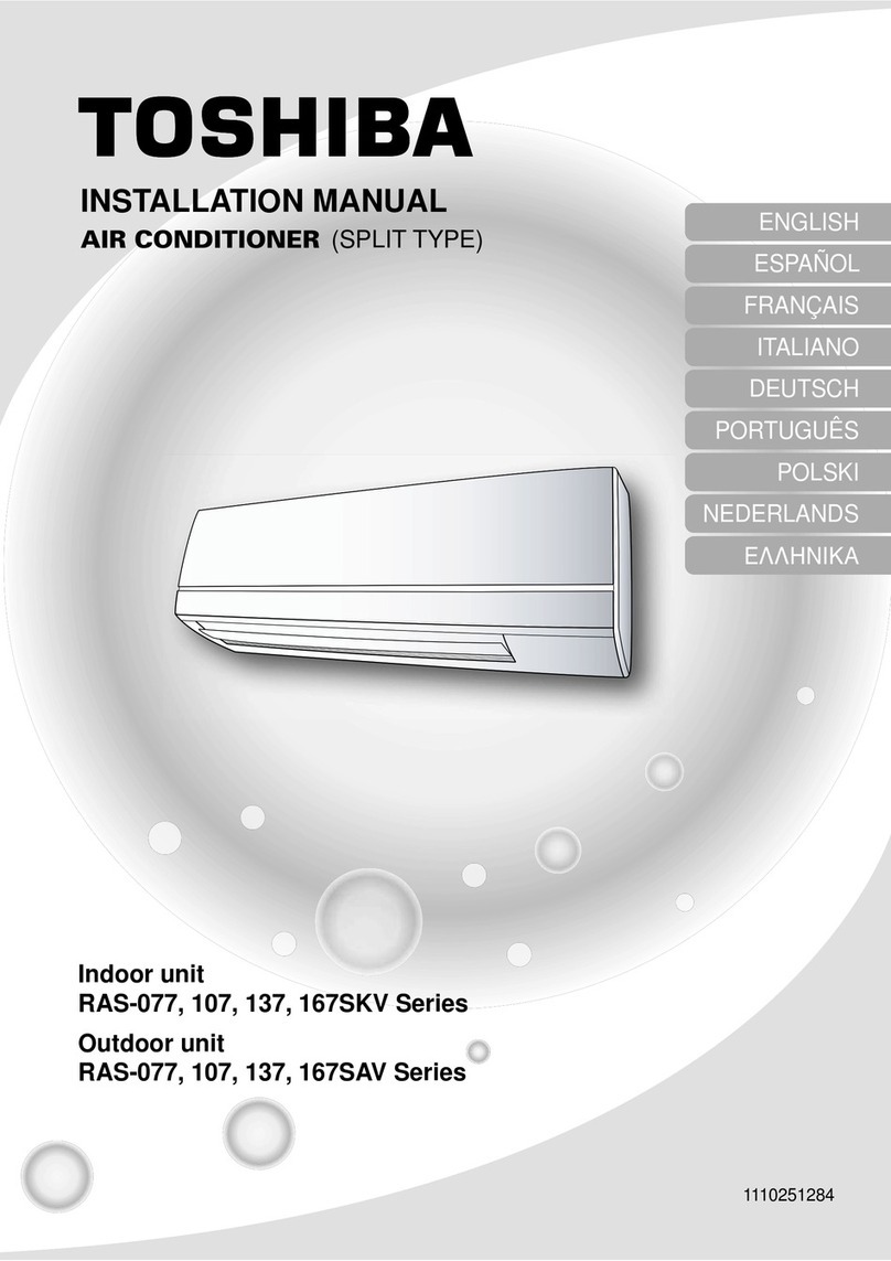 Toshiba RAS SKV Series User manual
