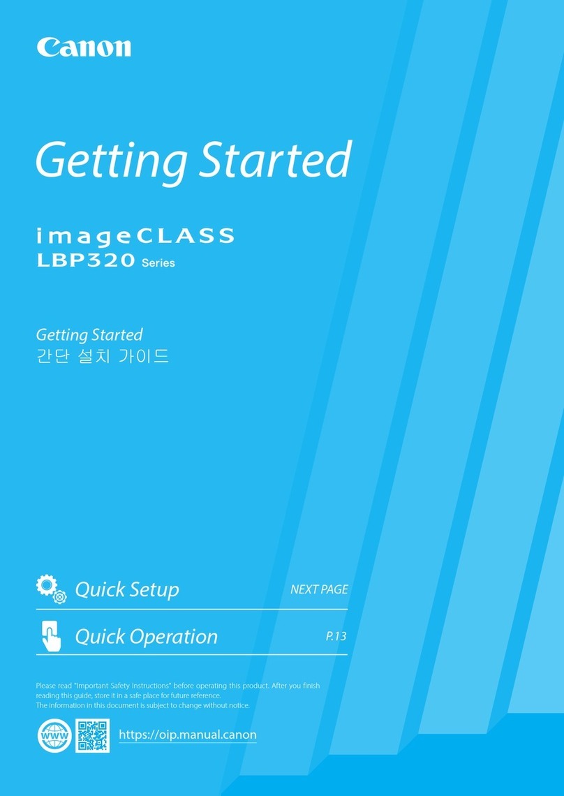 Canon imageClass LBP320 Series User manual