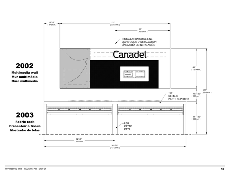 Canadel 2002 User manual