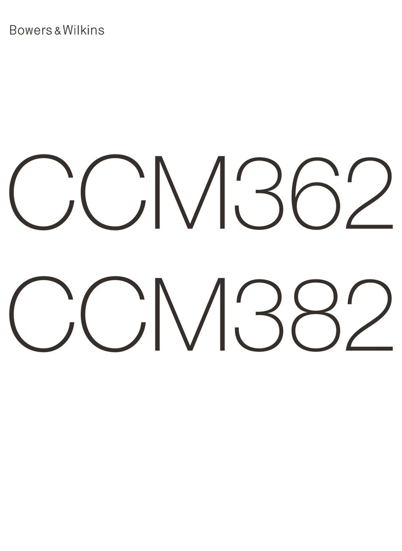 Bowers & Wilkins CCM362 manual