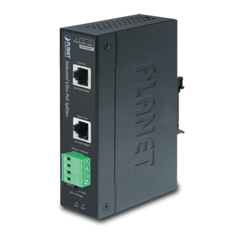 Planet IPOE-171S User manual Planet IPOE-171S User manual