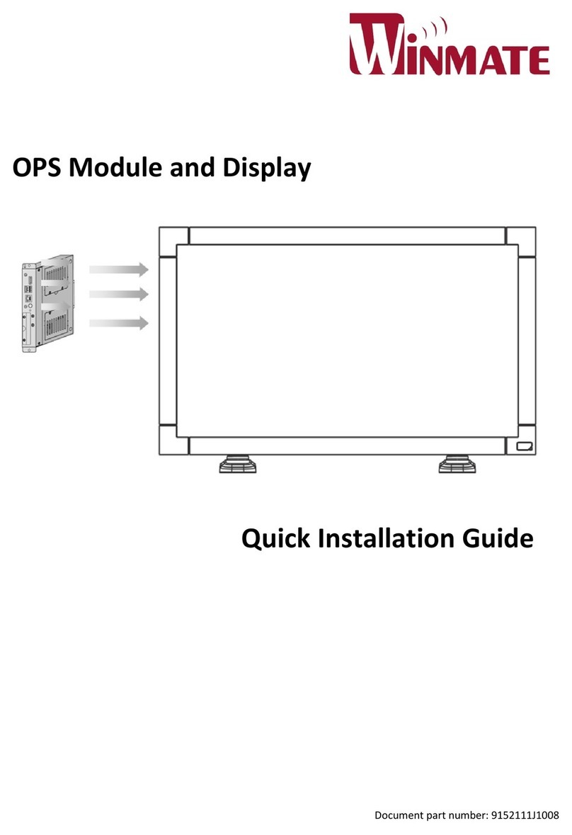 Winmate M101B Series User manual
