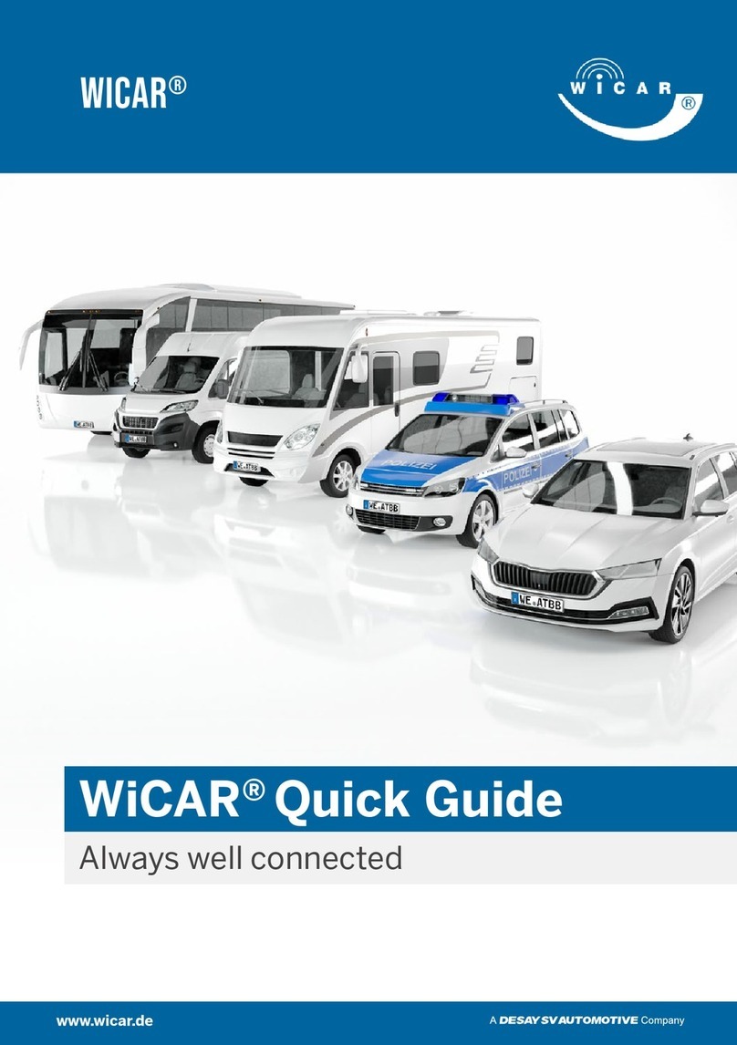 Desay SV Automotive Wicar quick guide Desay SV Automotive Wicar quick guide