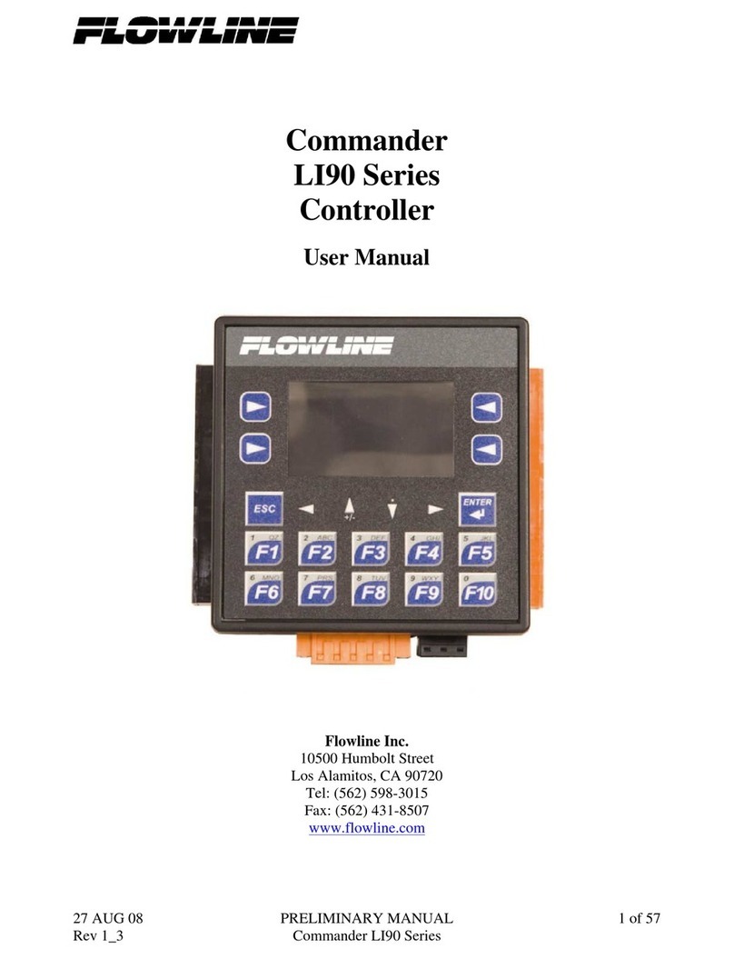 FlowLine Commander LI90 Series user manual
